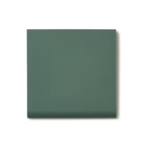 Плитка Winckelmans Simple Colors Skirting Br10 Dark Green Vef 10x10 см, поверхность матовая