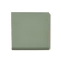 Плитка Winckelmans Simple Colors Skirting Br10 Green Veu 10x10 см, поверхность матовая