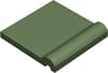 Плитка Winckelmans Simple Colors Skirting Finger Grips Green Veu 10x10 см, поверхность матовая