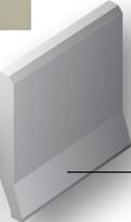 Плитка Winckelmans Simple Colors Skirting Pag10 Pearl Grey Per 10x10 см, поверхность матовая