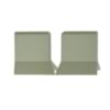 Плитка Winckelmans Simple Colors Skirting Sit-On Skirting Angle Ext. Pale Green Vep Set 10x10 см, поверхность матовая