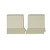 Плитка Winckelmans Simple Colors Skirting Sit-On Skirting Angle Ext. Pearl Grey Per Set 10x10 см, поверхность матовая
