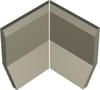 Плитка Winckelmans Simple Colors Skirting Sit-On Skirting Angle Int. Pale Grey Grp Set 10x10 см, поверхность матовая