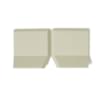 Плитка Winckelmans Simple Colors Skirting Sit-On Skirting Angle Int. Pearl Grey Per Set 10x10 см, поверхность матовая