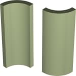 Winckelmans Simple Colors Skirting Swimming Pool Angle Int. Pale Green Vep 3.2x10