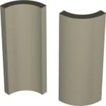 Winckelmans Simple Colors Skirting Swimming Pool Angle Int. Pale Grey Grp 3.2x10