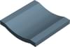 Плитка Winckelmans Simple Colors Special Channel Blue Beu 10x10 см, поверхность матовая