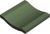 Плитка Winckelmans Simple Colors Special Channel Green Veu 10x10 см, поверхность матовая