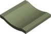 Плитка Winckelmans Simple Colors Special Channel Pale Green Vep 10x10 см, поверхность матовая