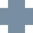 Плитка Winckelmans Simple Colors Special Cross 7 Dark Blue Bef 7x7 см, поверхность матовая