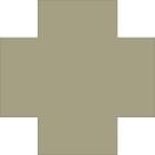 Плитка Winckelmans Simple Colors Special Cross 7 Pale Grey Grp 7x7 см, поверхность матовая