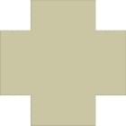 Плитка Winckelmans Simple Colors Special Cross 7 Pearl Grey Per 7x7 см, поверхность матовая