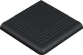 Плитка Winckelmans Simple Colors Step 2Nm10 Black Noi 10x10 см, поверхность матовая, рельефная