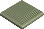 Плитка Winckelmans Simple Colors Step 2Nm10 Pale Green Vep 10x10 см, поверхность матовая, рельефная
