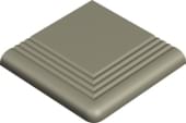 Плитка Winckelmans Simple Colors Step 2Nm10 Pale Grey Grp 10x10 см, поверхность матовая, рельефная