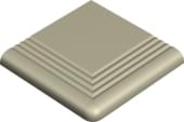 Плитка Winckelmans Simple Colors Step 2Nm10 Pearl Grey Per 10x10 см, поверхность матовая, рельефная
