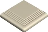 Плитка Winckelmans Simple Colors Step 2Nm10 White Bau 10x10 см, поверхность матовая, рельефная