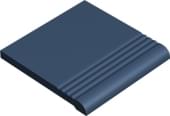 Плитка Winckelmans Simple Colors Step Nm10 Dark Blue Bef 10x10 см, поверхность матовая, рельефная