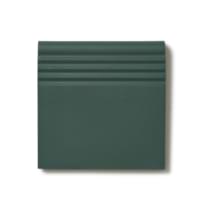 Плитка Winckelmans Simple Colors Step Nm10 Dark Green Vef 10x10 см, поверхность матовая, рельефная