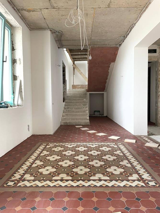 керамогранит фабрики Winckelmans коллекция Simple Colors Triangle