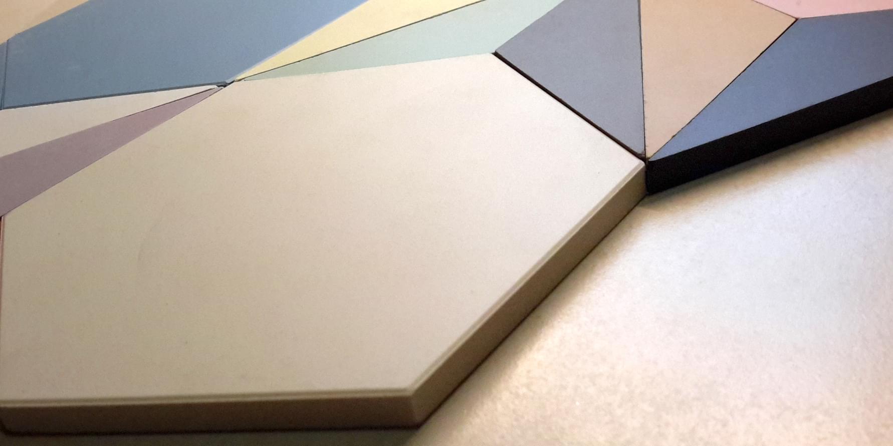 керамогранит фабрики Winckelmans коллекция Simple Colors Triangle