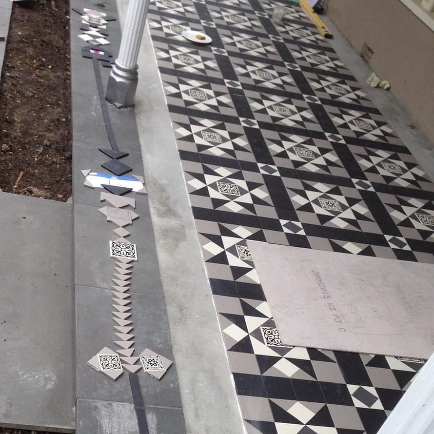 керамогранит фабрики Winckelmans коллекция Simple Colors Triangle