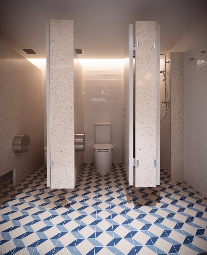 керамогранит фабрики Winckelmans коллекция Simple Colors Triangle