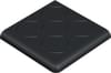 Плитка Winckelmans Special Units 2 Round Edge Relief Black Noi 5x5 см, поверхность матовая