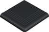 Плитка Winckelmans Special Units 2 Step Tread Black Noi 5x5 см, поверхность матовая