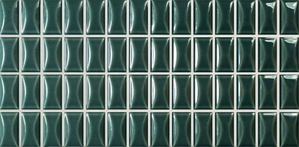 Плитка Wow 3D Bars Bevel Emerald Gloss 12.5x25 см, поверхность глянец, рельефная