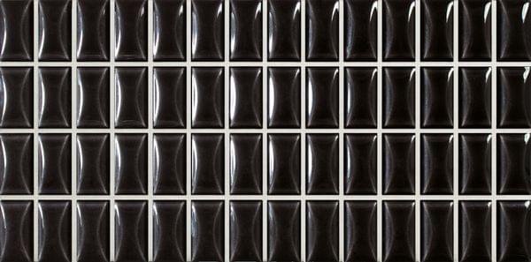 Плитка Wow 3D Bars Bevel Onix Gloss 12.5x25 см, поверхность глянец, рельефная