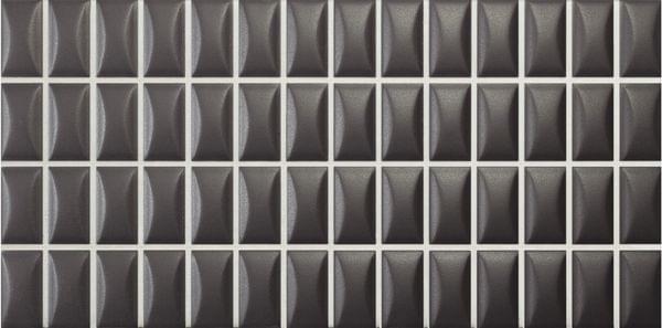 Плитка Wow 3D Bars Bevel Onix Matt 12.5x25 см, поверхность матовая, рельефная