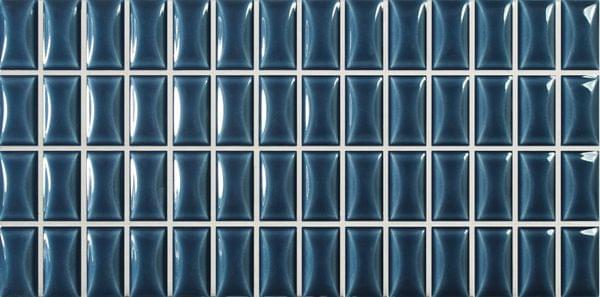 Плитка Wow 3D Bars Bevel Sapphire Gloss 12.5x25 см, поверхность глянец, рельефная