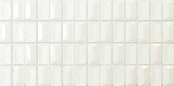 Плитка Wow 3D Bars Diamond Quartz Gloss 12.5x25 см, поверхность глянец, рельефная