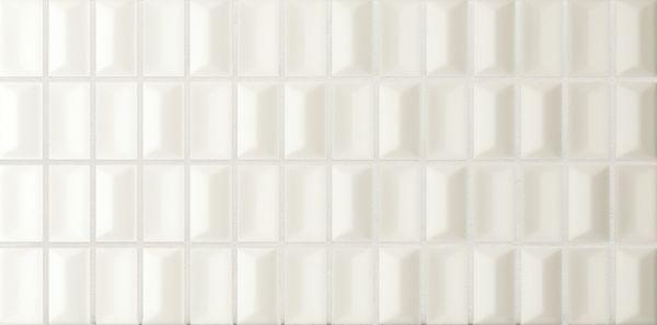 Плитка Wow 3D Bars Diamond Quartz Matt 12.5x25 см, поверхность матовая, рельефная