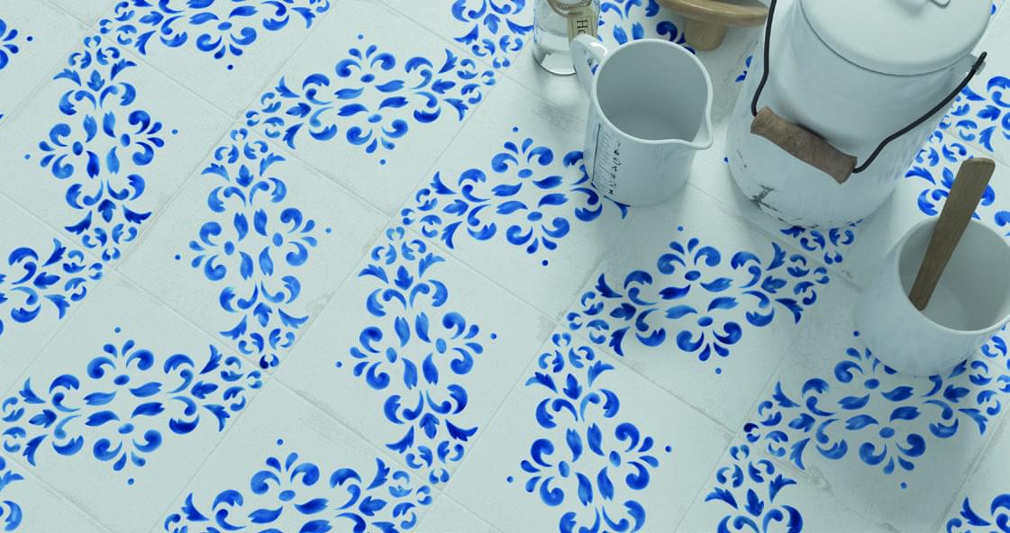 керамика фабрики Wow коллекция Blanc Et Bleu