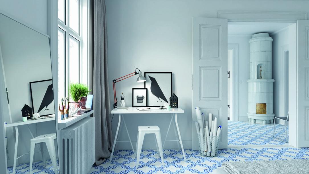 керамика фабрики Wow коллекция Blanc Et Bleu