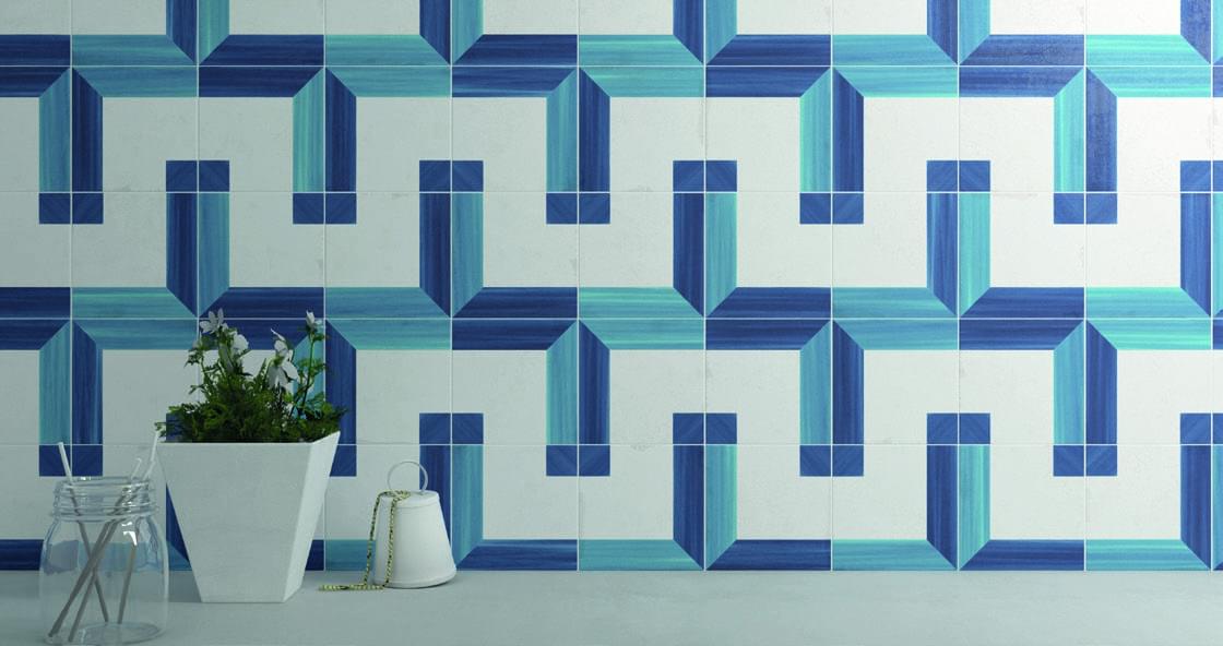 керамика фабрики Wow коллекция Blanc Et Bleu