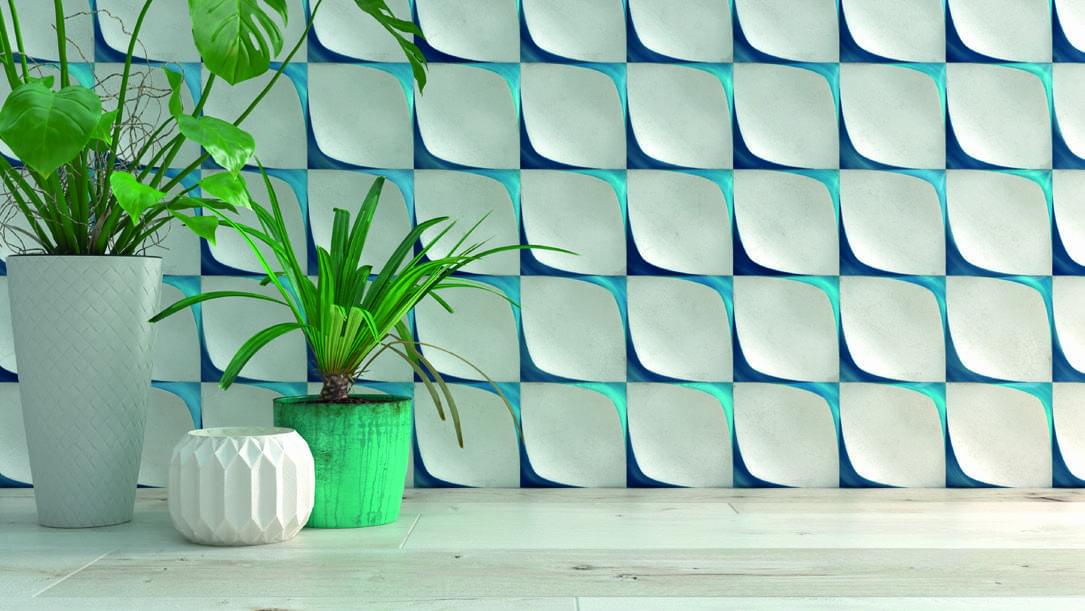 керамика фабрики Wow коллекция Blanc Et Bleu