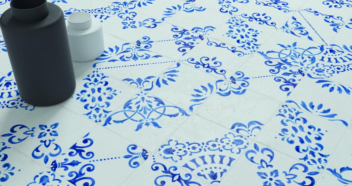 керамика фабрики Wow коллекция Blanc Et Bleu