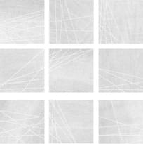 Плитка Wow Denim Decor White 13.8x13.8 см, поверхность матовая, рельефная