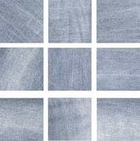Плитка Wow Denim Washed Blue 13.8x13.8 см, поверхность матовая, рельефная