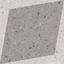 Плитка Wow Drops Rhombus Decor Grey 18.5x18.5 см, поверхность матовая
