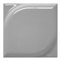 Плитка Wow Essential Leaf Grey Gloss 12.5x12.5 см, поверхность глянец