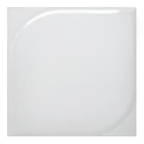 Плитка Wow Essential Leaf L White Gloss 25x25 см, поверхность глянец