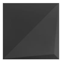 Плитка Wow Essential Noudel L Black Matt 25x25 см, поверхность матовая