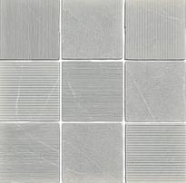 Плитка Wow Gea Carved Grey 12.5x12.5 см, поверхность матовая