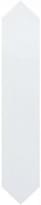Плитка Wow Gradient Crayon White Gloss 4.3x24.3 см, поверхность глянец