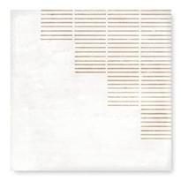 Плитка Wow Mestizaje Chateau Lines White Gloss 18.5x18.5 см, поверхность глянец