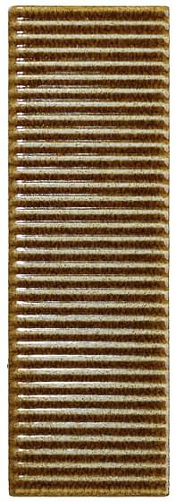 Плитка Wow Micare Canale Ambar Dark 5x15 см, поверхность глянец